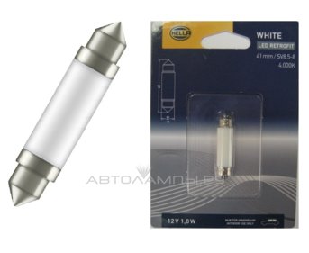 Fest 41 12V-LED (SV8,5) 5000K 1,0W T10,5 Retrofit (.1.) 8GL 178 560-581