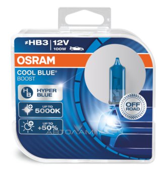 HB3 12V-100W (P20d) Cool Blue Boost (2) DuoBox 69005CBB-HCB