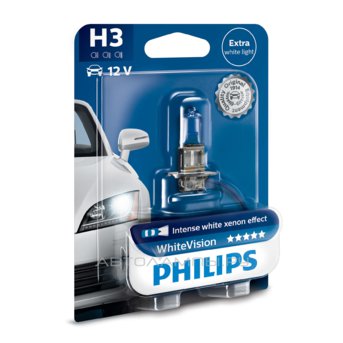 H3 12V- 55W (PK22s) (  ) White Vision  (1.) 12336WHVB1